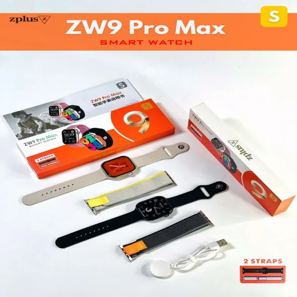 ساعت هوشمند طرح سری 9 زد پلاس مدل ZW9 PRO MAX S به همراه 2 بند - تصویر 2